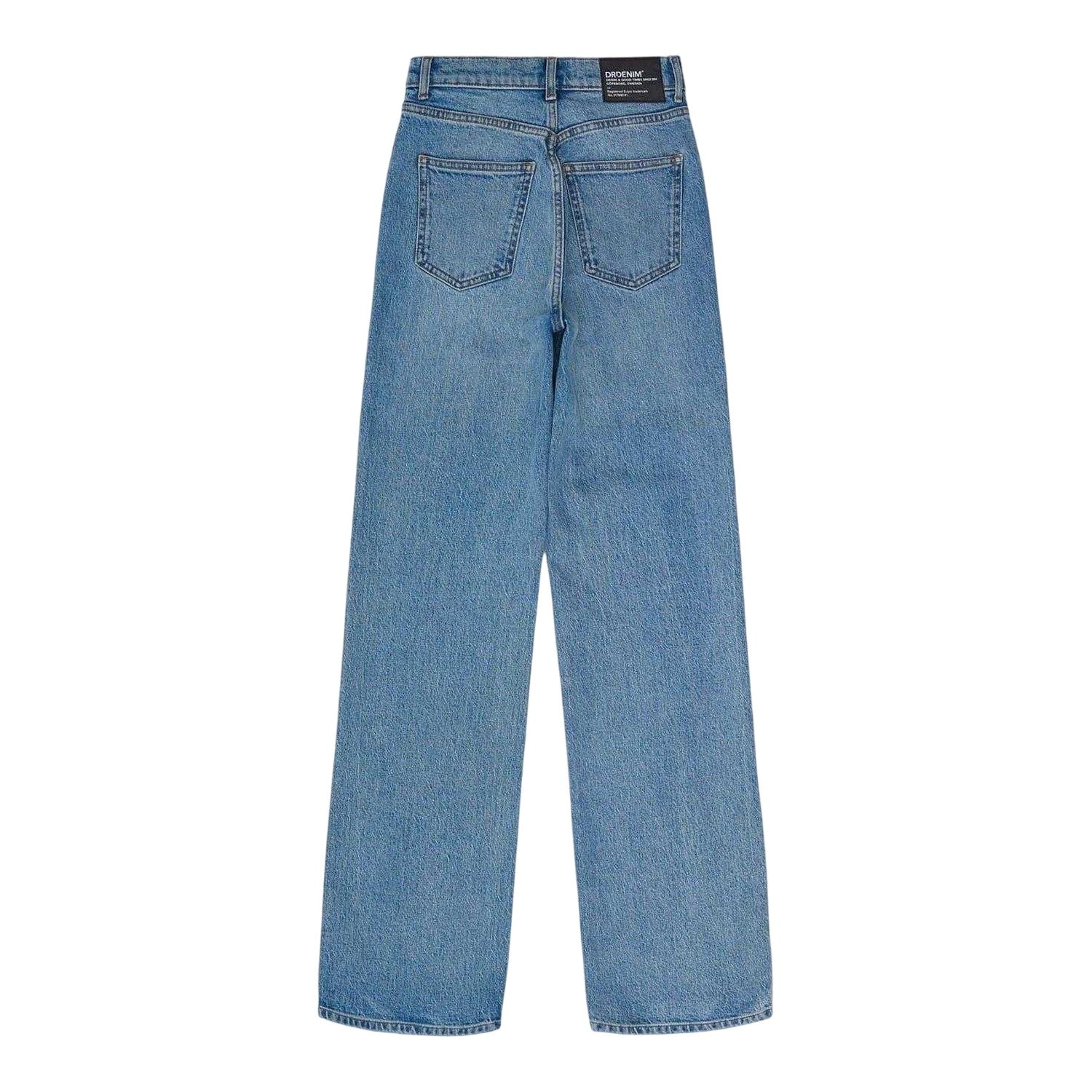 Bay Blue - Back - Dr Denim Womens-Ladies Echo Jeans