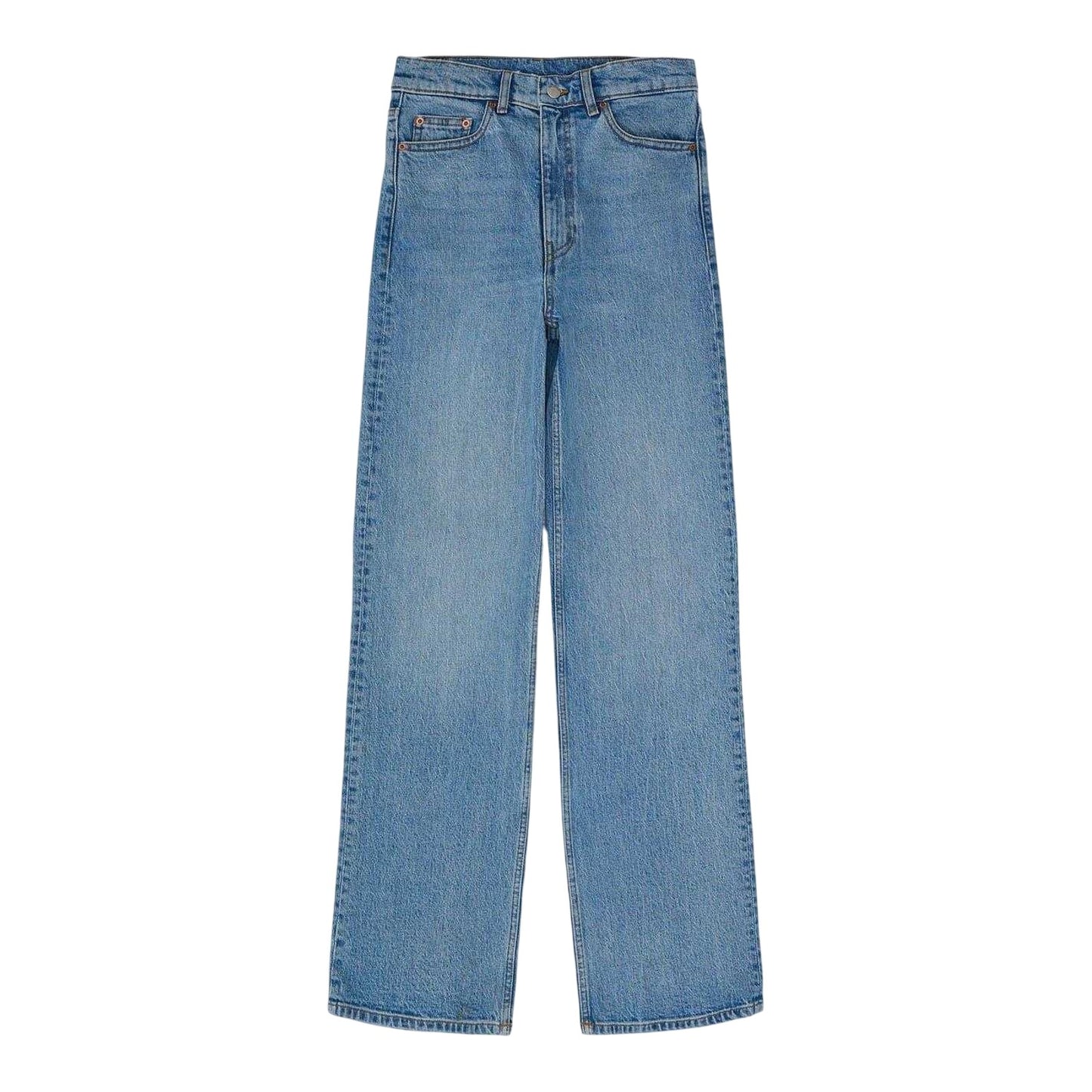 Bay Blue - Front - Dr Denim Womens-Ladies Echo Jeans