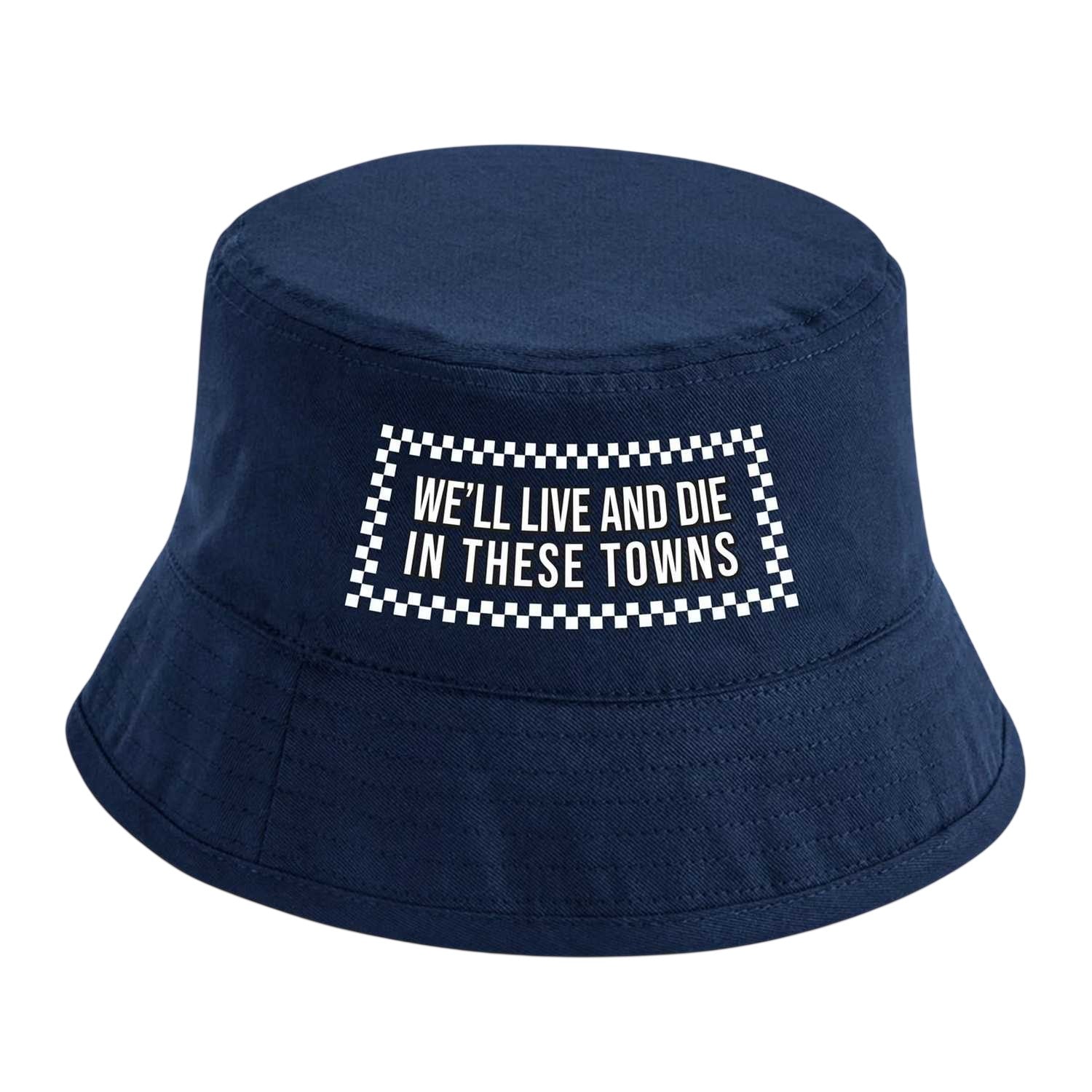 Navy - Front - Sport Direct Live And Die Coventry City FC Bucket Hat