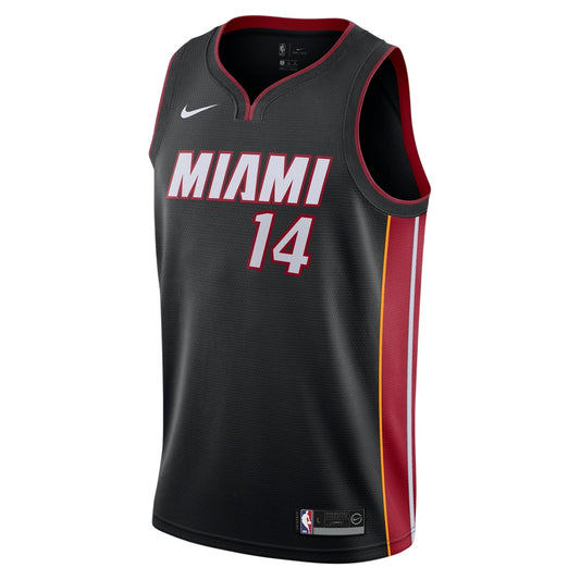 Black - Front - Miami Heat Childrens-Kids Herro Nike Basketball Jersey