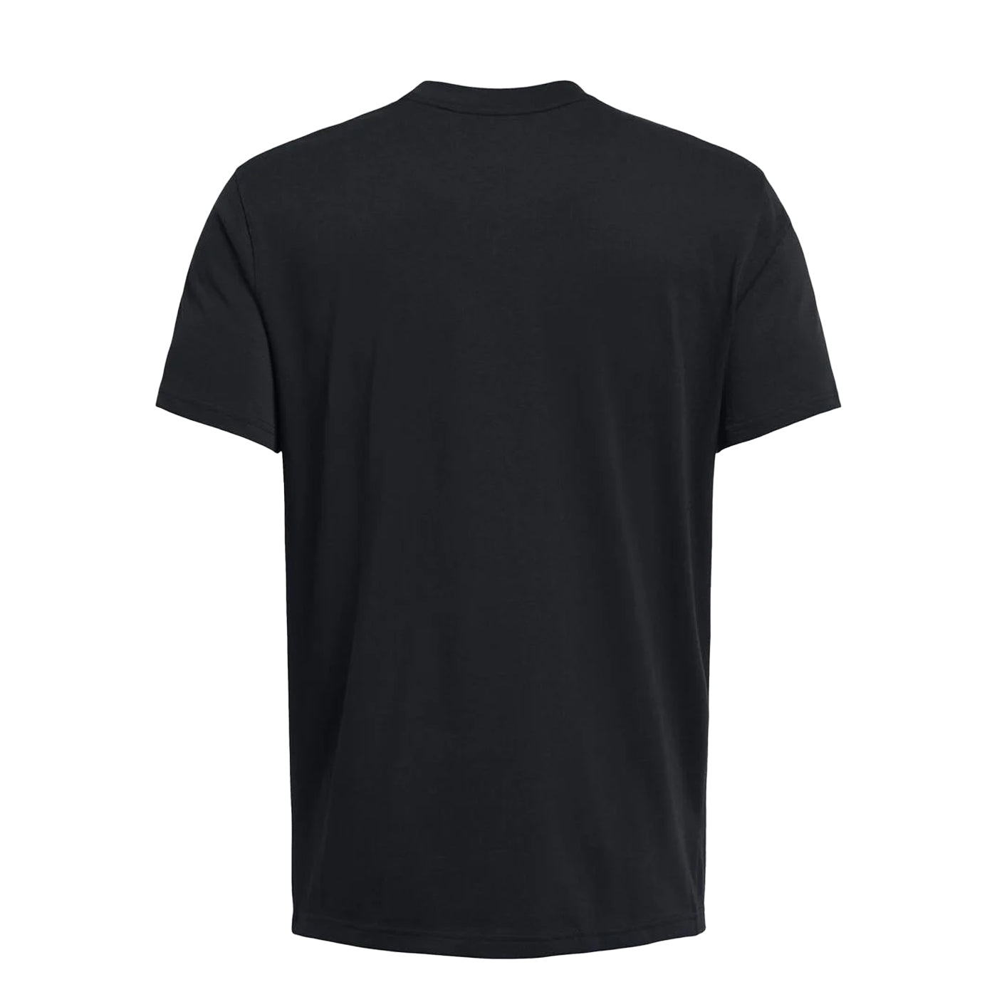 Black - Back - Under Armour Mens Repeat Logo Heavyweight T-Shirt