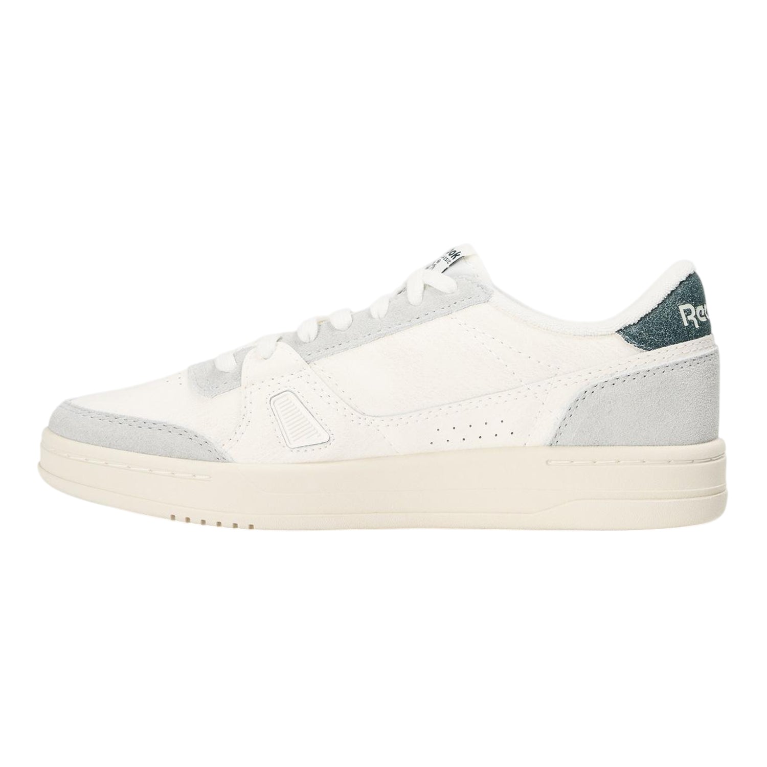 Chalk-Grey - Side - Reebok Mens Classics Leather Trainers
