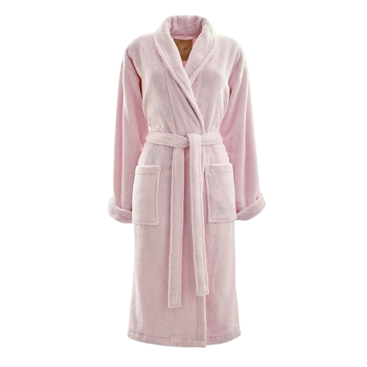 Soft Pink - Front - Ted Baker Womens-Ladies Towelling Robe