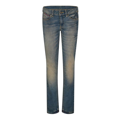 Grey - Front - Puma Womens-Ladies Faded Skinny Jeans