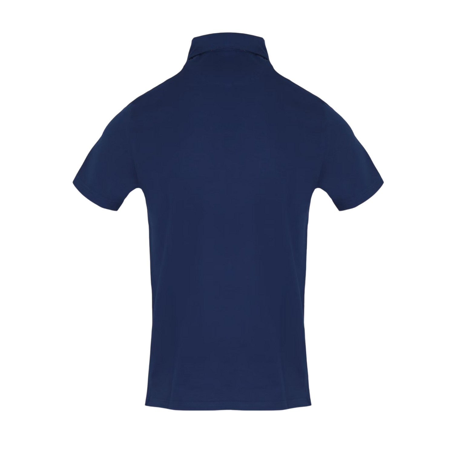 Navy - Back - Aquascutum Mens Collared Polo Shirt