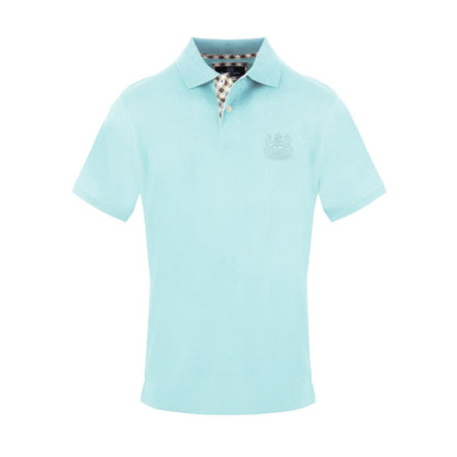 Sky Blue - Front - Aquascutum Mens Collared Polo Shirt