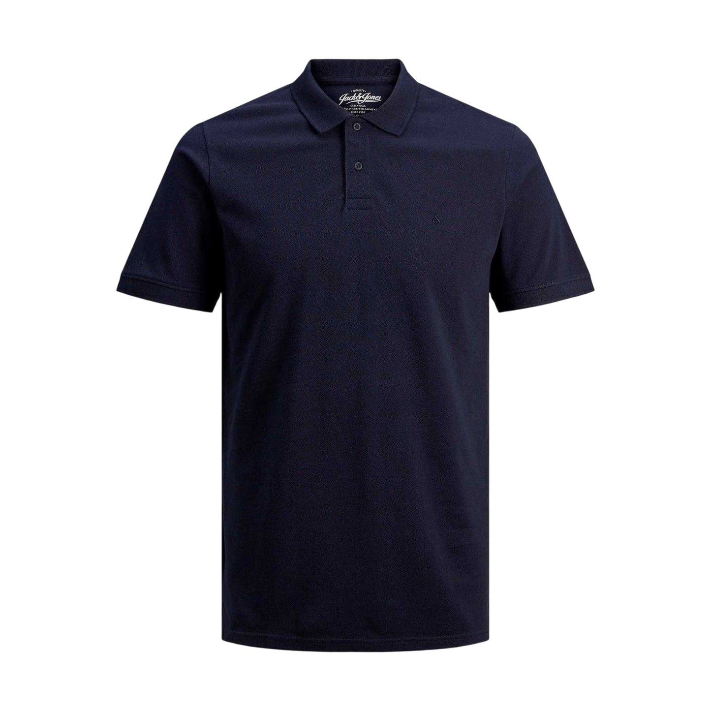 Navy Blazer-Black-White - Side - Jack And Jones Mens Basic Short-Sleeved Polo Shirt (Pack of 3)