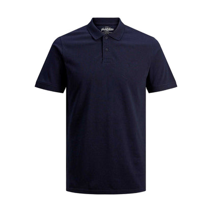 Navy Blazer-Black-White - Side - Jack And Jones Mens Basic Short-Sleeved Polo Shirt (Pack of 3)