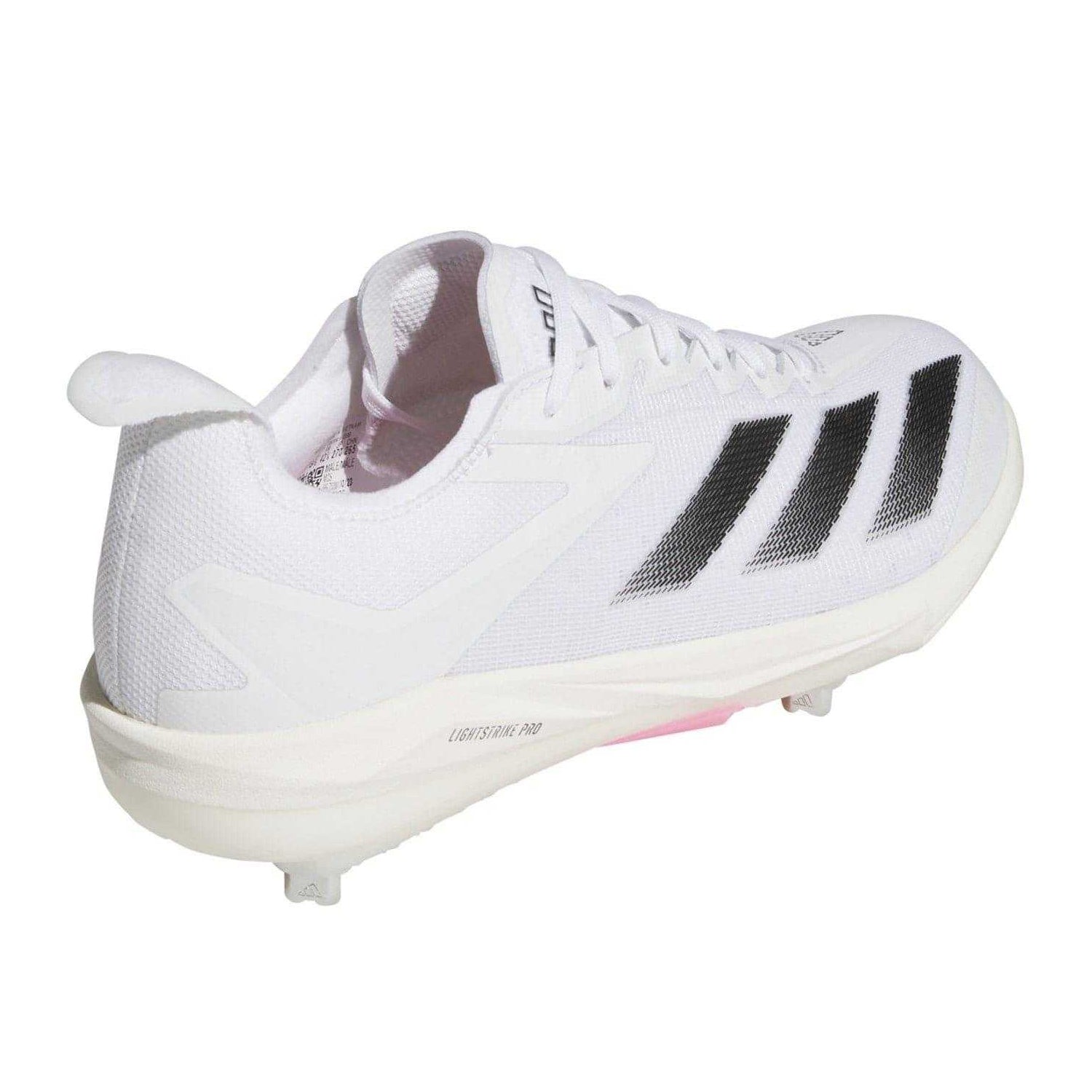 White - Back - Adidas Mens Adizero Electric 2.0 3 Stripes Running Trainers