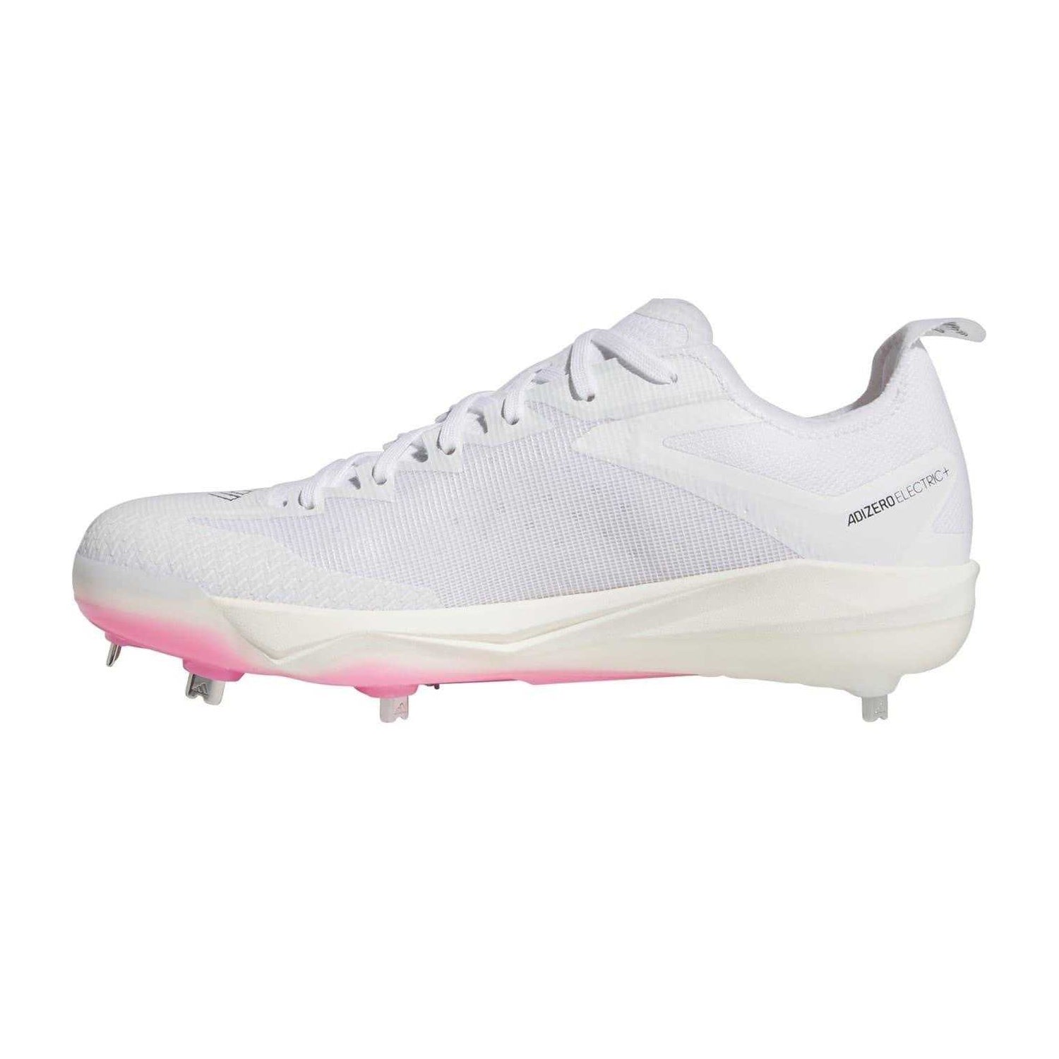 White - Side - Adidas Mens Adizero Electric 2.0 3 Stripes Running Trainers