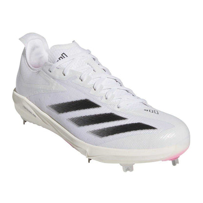 White - Pack Shot - Adidas Mens Adizero Electric 2.0 3 Stripes Running Trainers