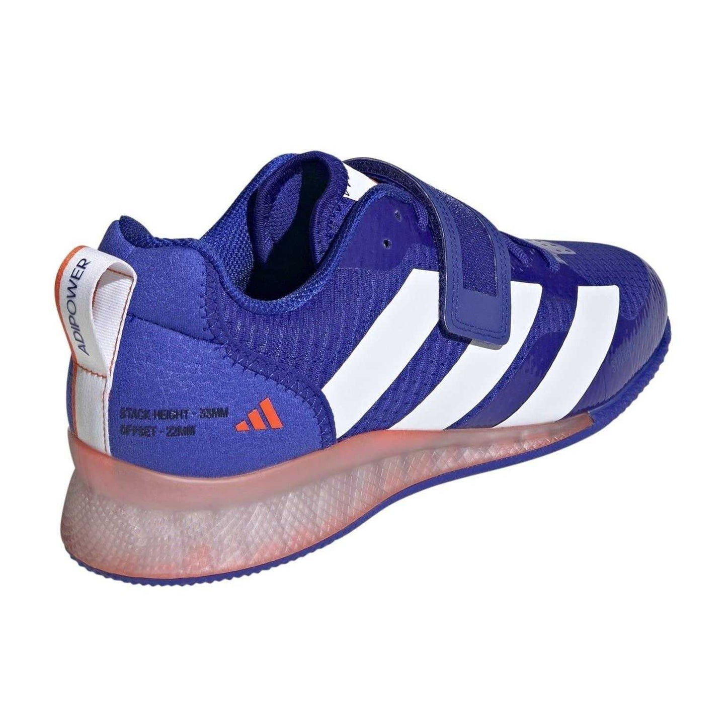 Lucid Blue - Back - Adidas Mens Adipower Weightlifting 3 Trainers