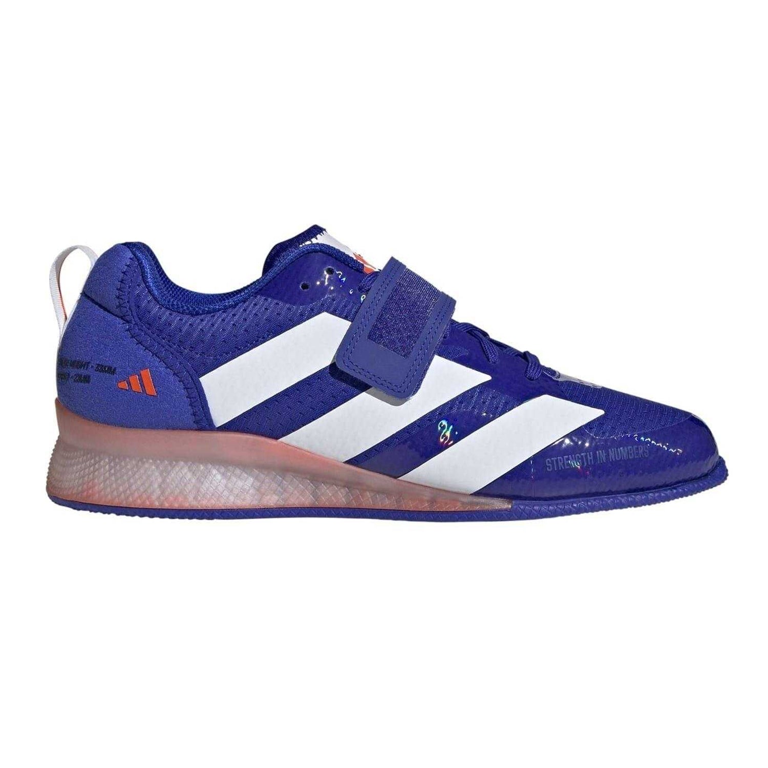 Lucid Blue - Front - Adidas Mens Adipower Weightlifting 3 Trainers