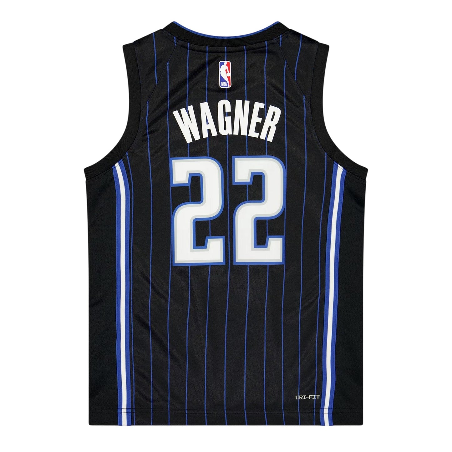 Black - Back - Orlando Magic Team Childrens-Kids Wagner Nike Basketball Jersey