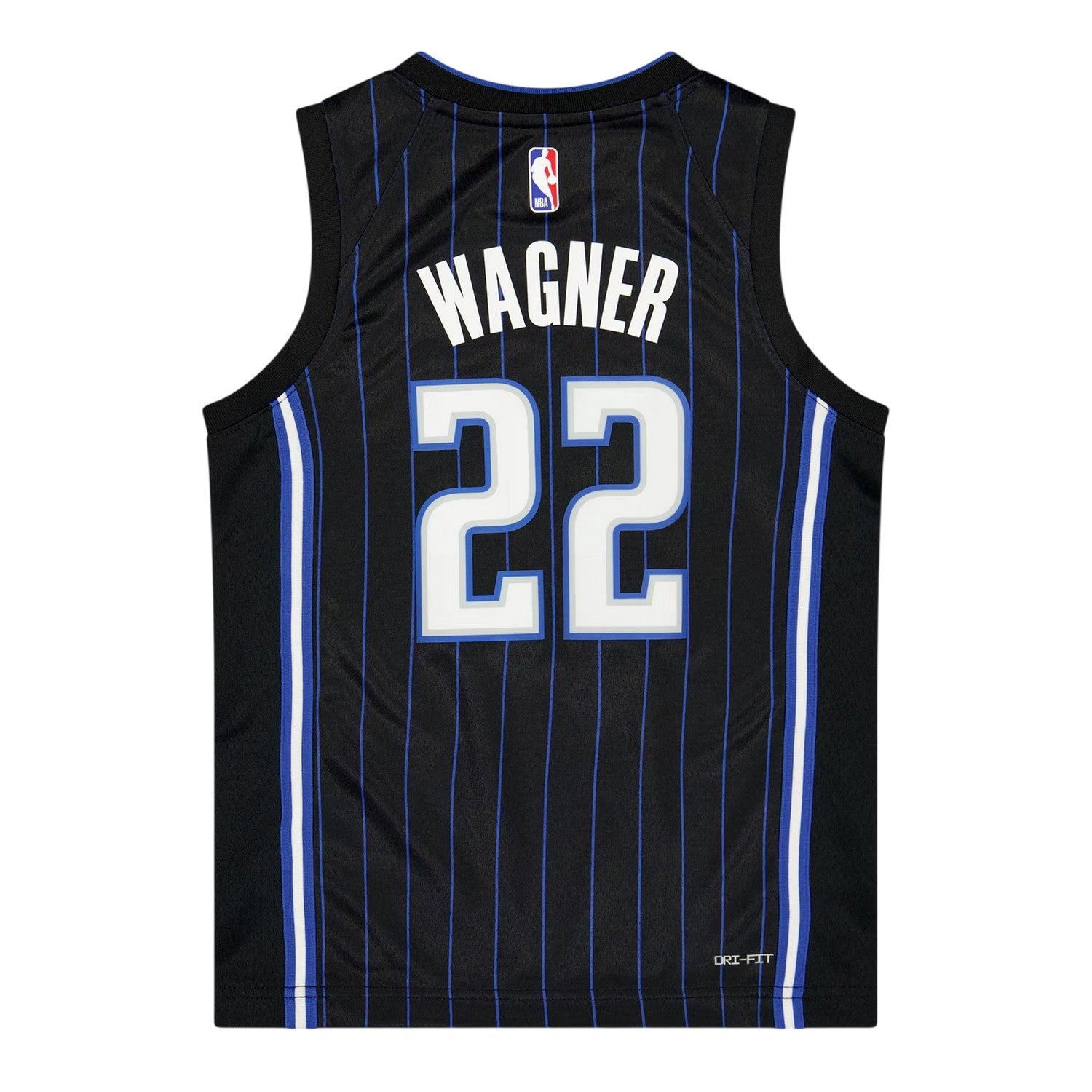 Black - Back - Orlando Magic Team Childrens-Kids Wagner Nike Basketball Jersey