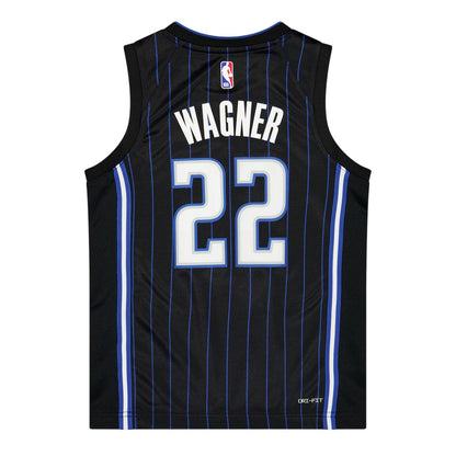 Black - Back - Orlando Magic Team Childrens-Kids Wagner Nike Basketball Jersey