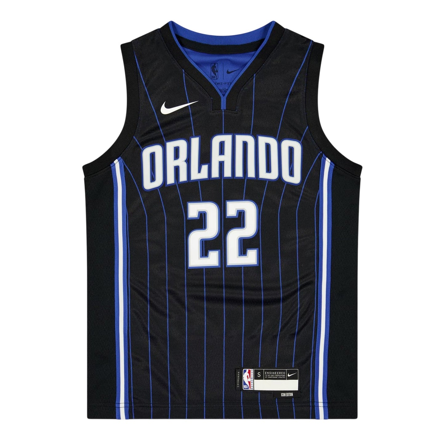 Black - Front - Orlando Magic Team Childrens-Kids Wagner Nike Basketball Jersey