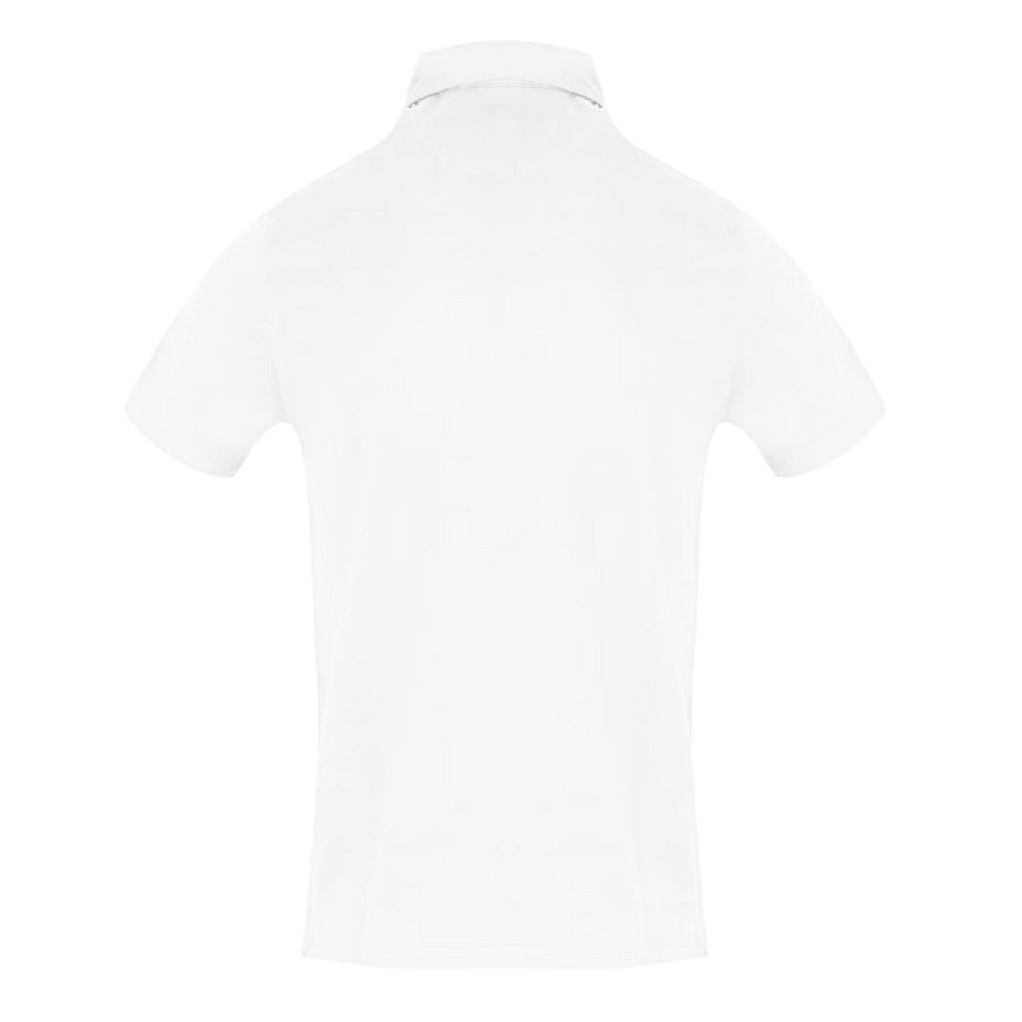 White - Back - Aquascutum Mens Short-Sleeved Polo Shirt