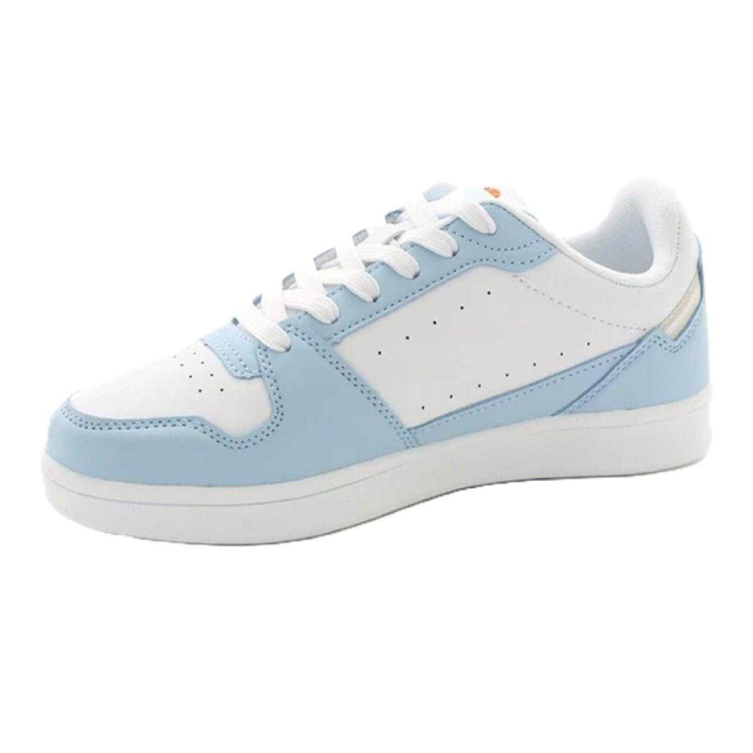 White-Skyblue Washed - Back - Ellesse Womens-Ladies Nole Athletic Trainers