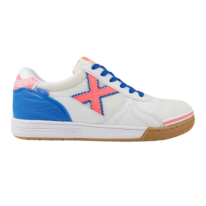 White-Crimson-Blue - Front - Munich Womens-Ladies G3 Trainers