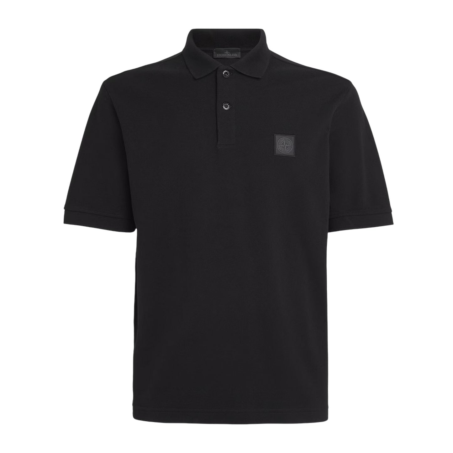 Black - Front - Patrick Mens Harrison Polo Shirt