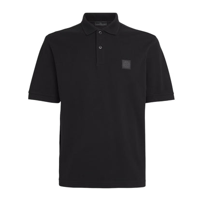 Black - Front - Patrick Mens Harrison Polo Shirt
