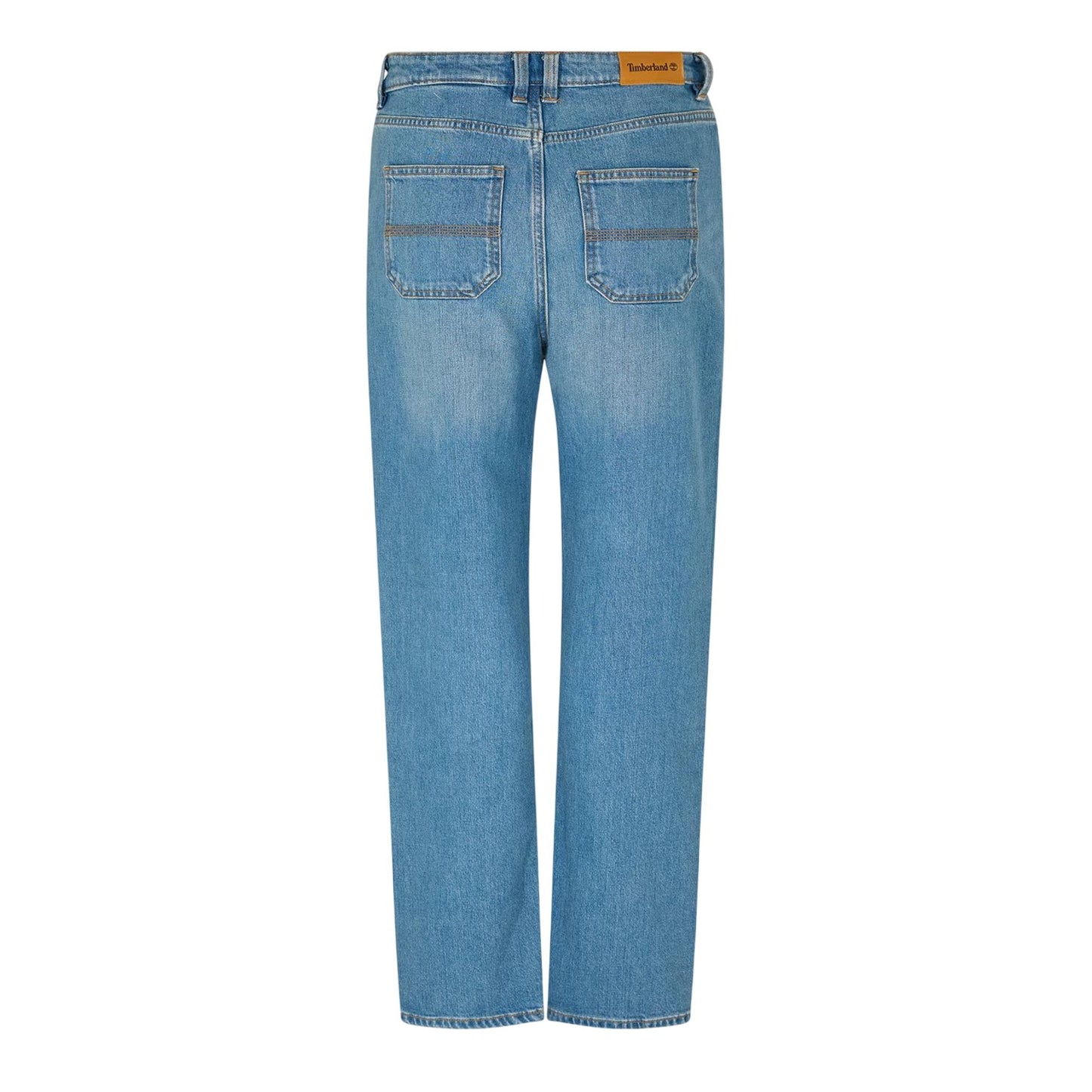 Light Blue - Back - Timberland Womens-Ladies Mid Rise Straight Leg Jeans