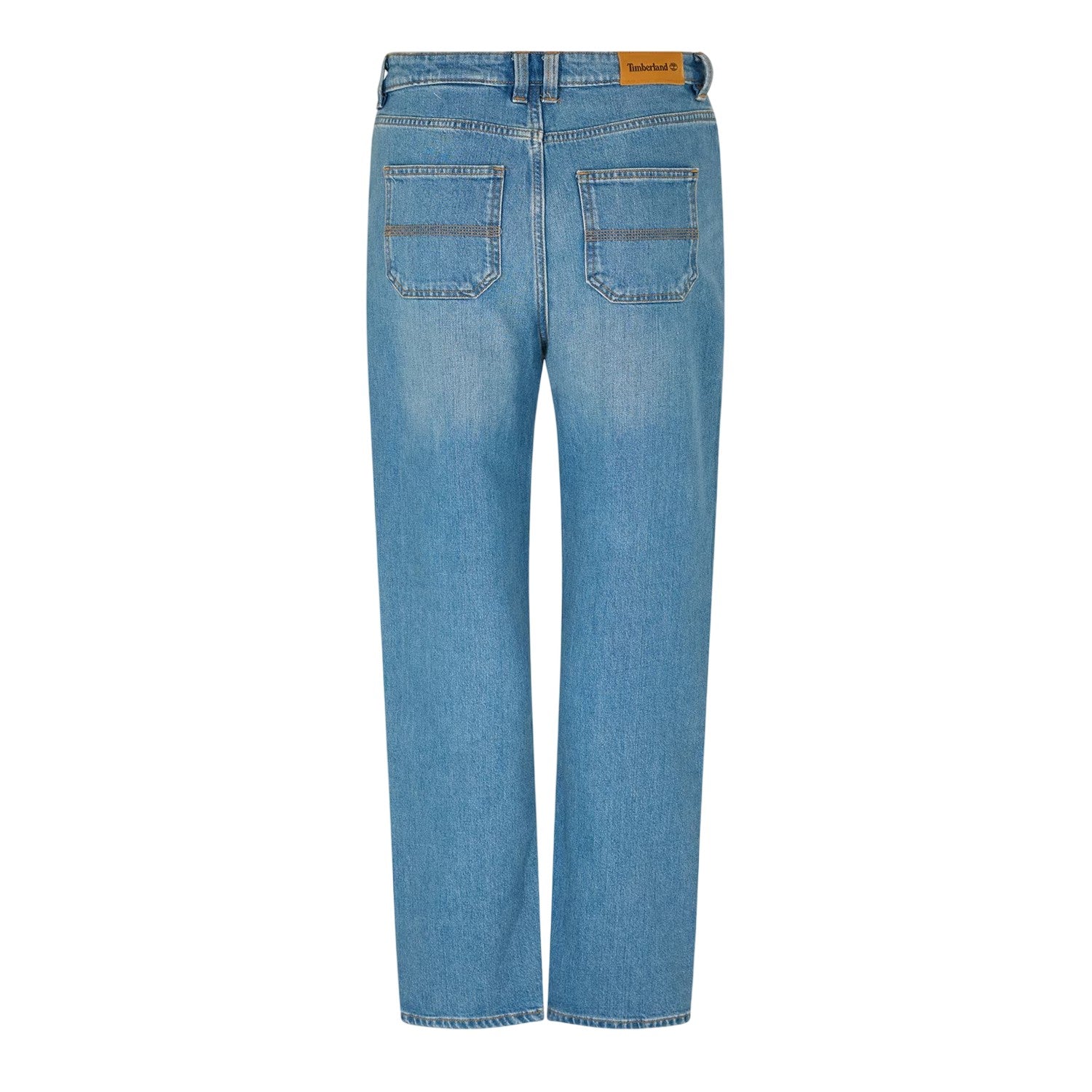 Light Blue - Back - Timberland Womens-Ladies Mid Rise Straight Leg Jeans