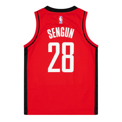 University Red - Back - Nike Childrens-Kids Sengun Houston Rockets Basketball Jersey