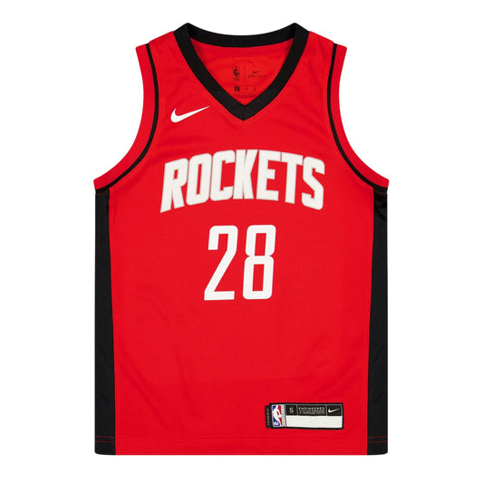 University Red - Front - Nike Childrens-Kids Sengun Houston Rockets Basketball Jersey