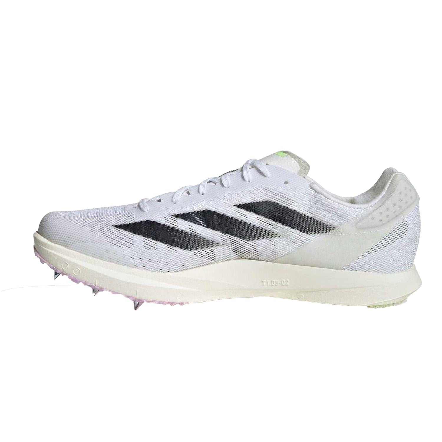 White - Side - Adidas Mens Adizero Prime SP 2.0 Athletic Shoe Spikes