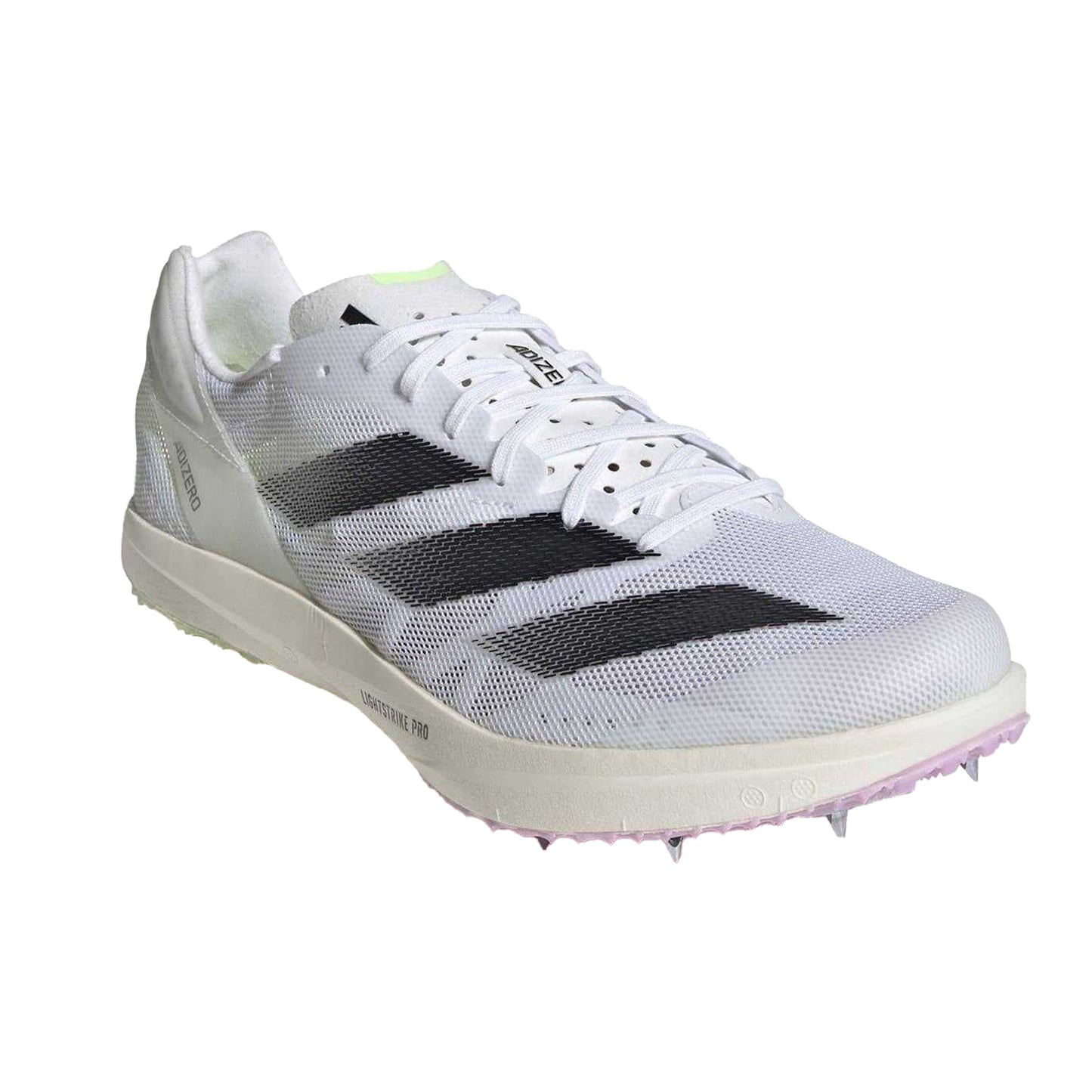 White - Pack Shot - Adidas Mens Adizero Prime SP 2.0 Athletic Shoe Spikes