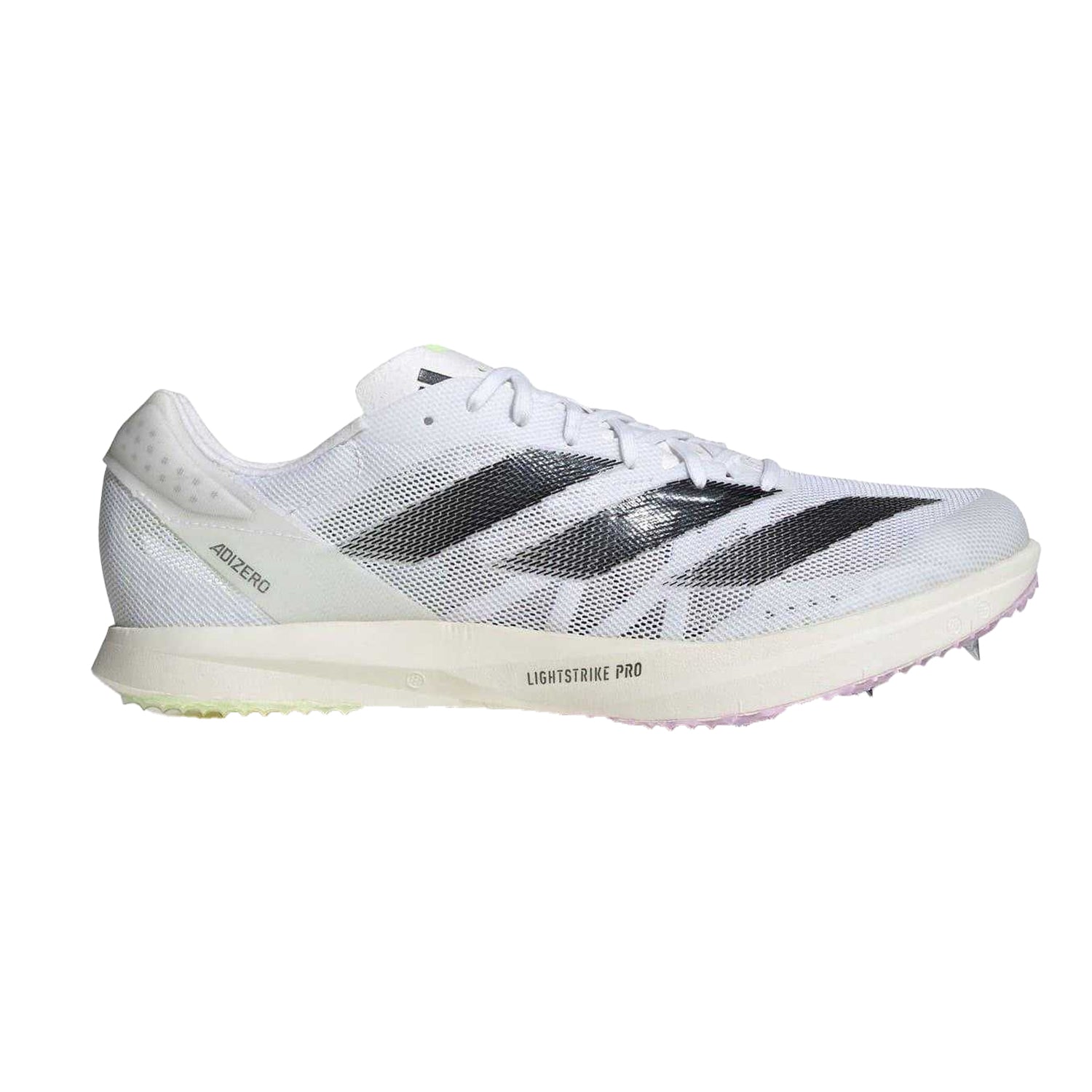 White - Front - Adidas Mens Adizero Prime SP 2.0 Athletic Shoe Spikes