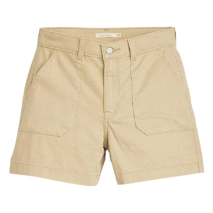 Safari - Front - Levis Womens-Ladies Utility Pocket High Waist Shorts