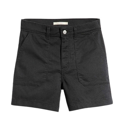 Caviar - Front - Levis Womens-Ladies Utility Pocket High Waist Shorts