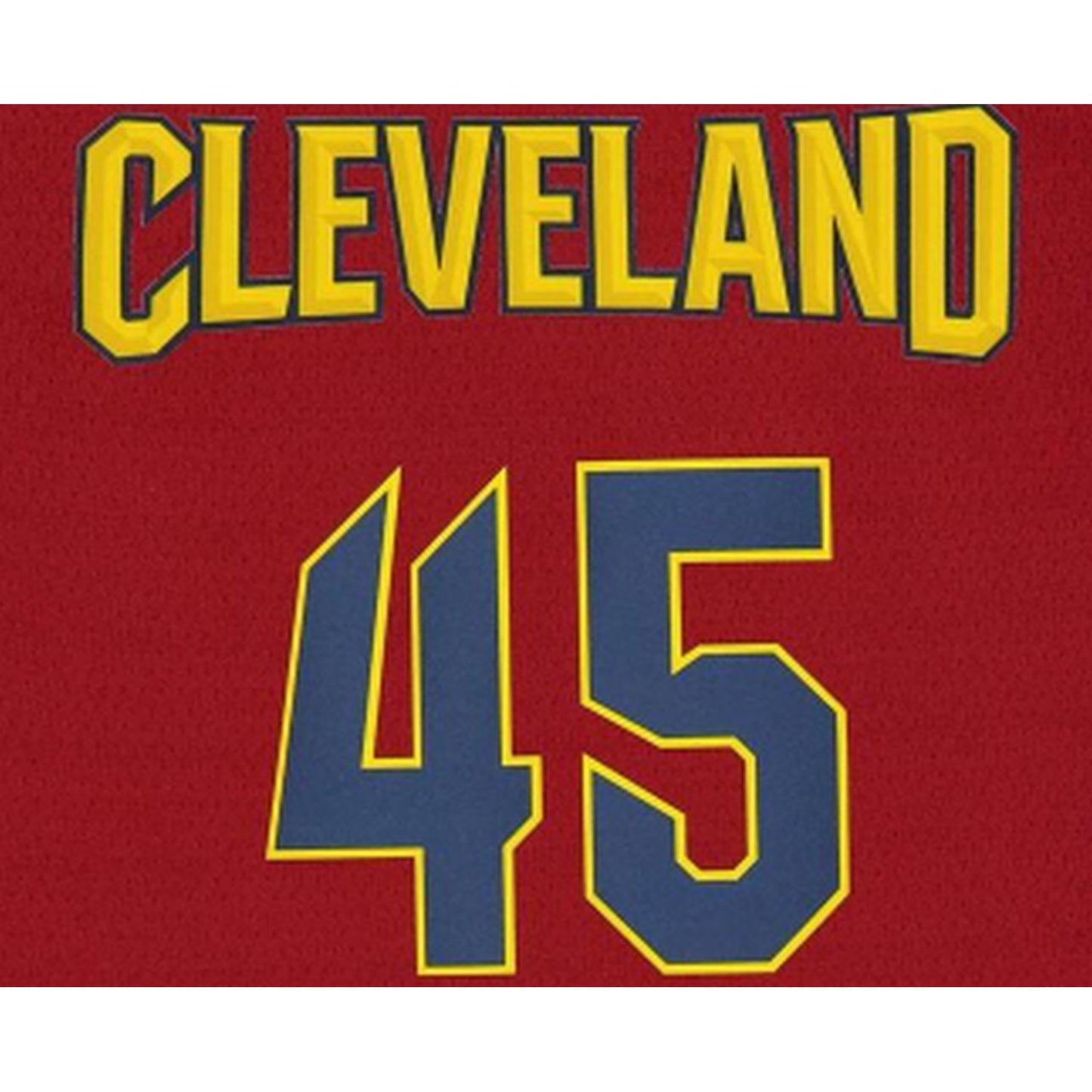 Team Red - Side - Nike Childrens-Kids Mitchell Cleveland Cavaliers Basketball Jersey