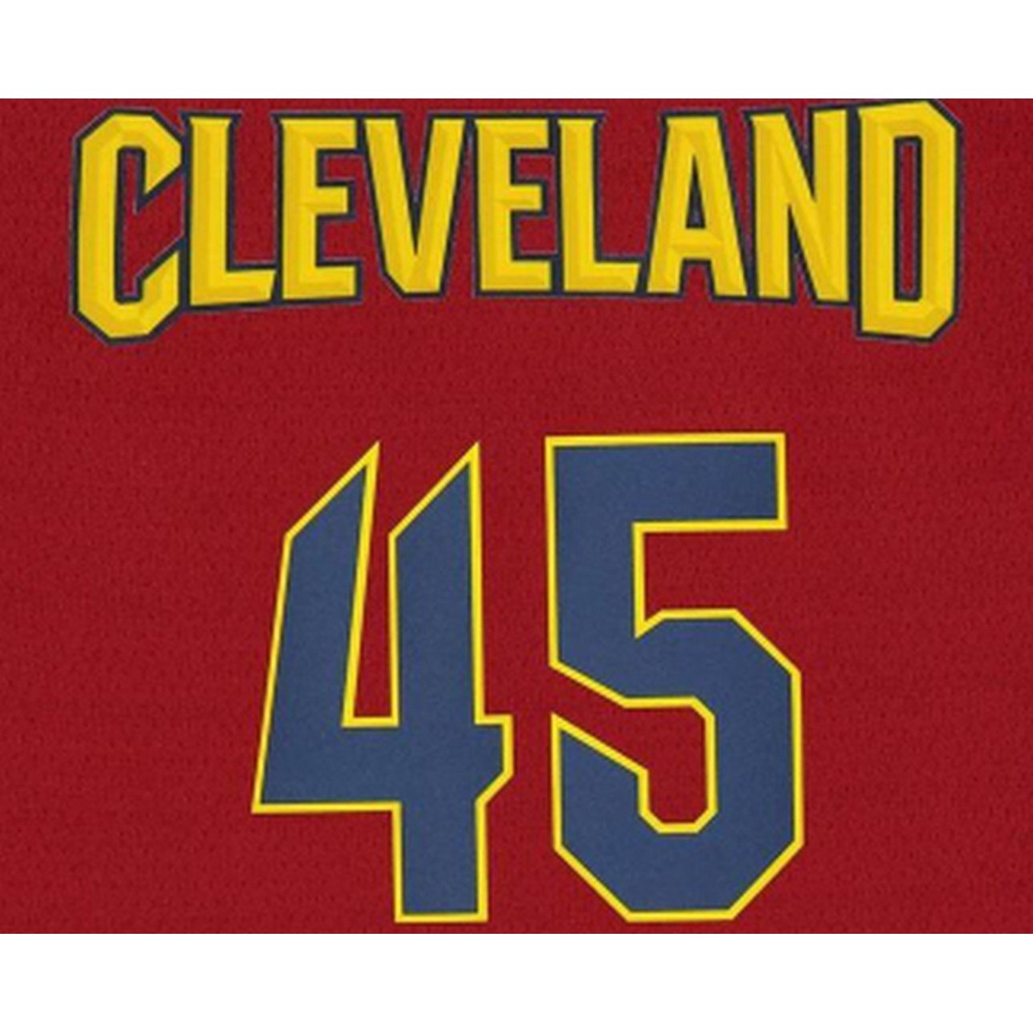 Team Red - Side - Nike Childrens-Kids Mitchell Cleveland Cavaliers Basketball Jersey