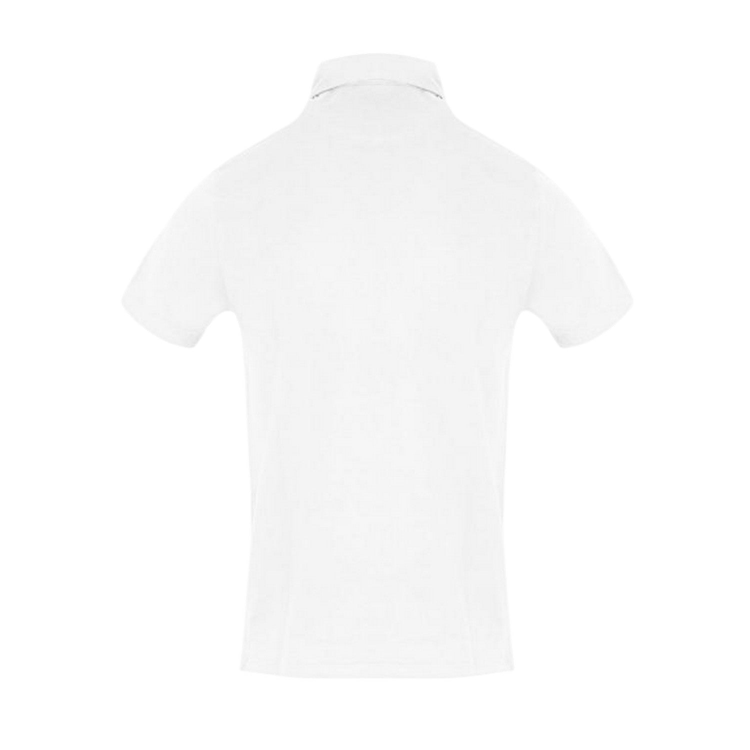 White - Back - Aquascutum Mens Collared Polo Shirt