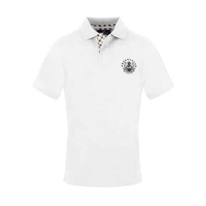White - Front - Aquascutum Mens Collared Polo Shirt