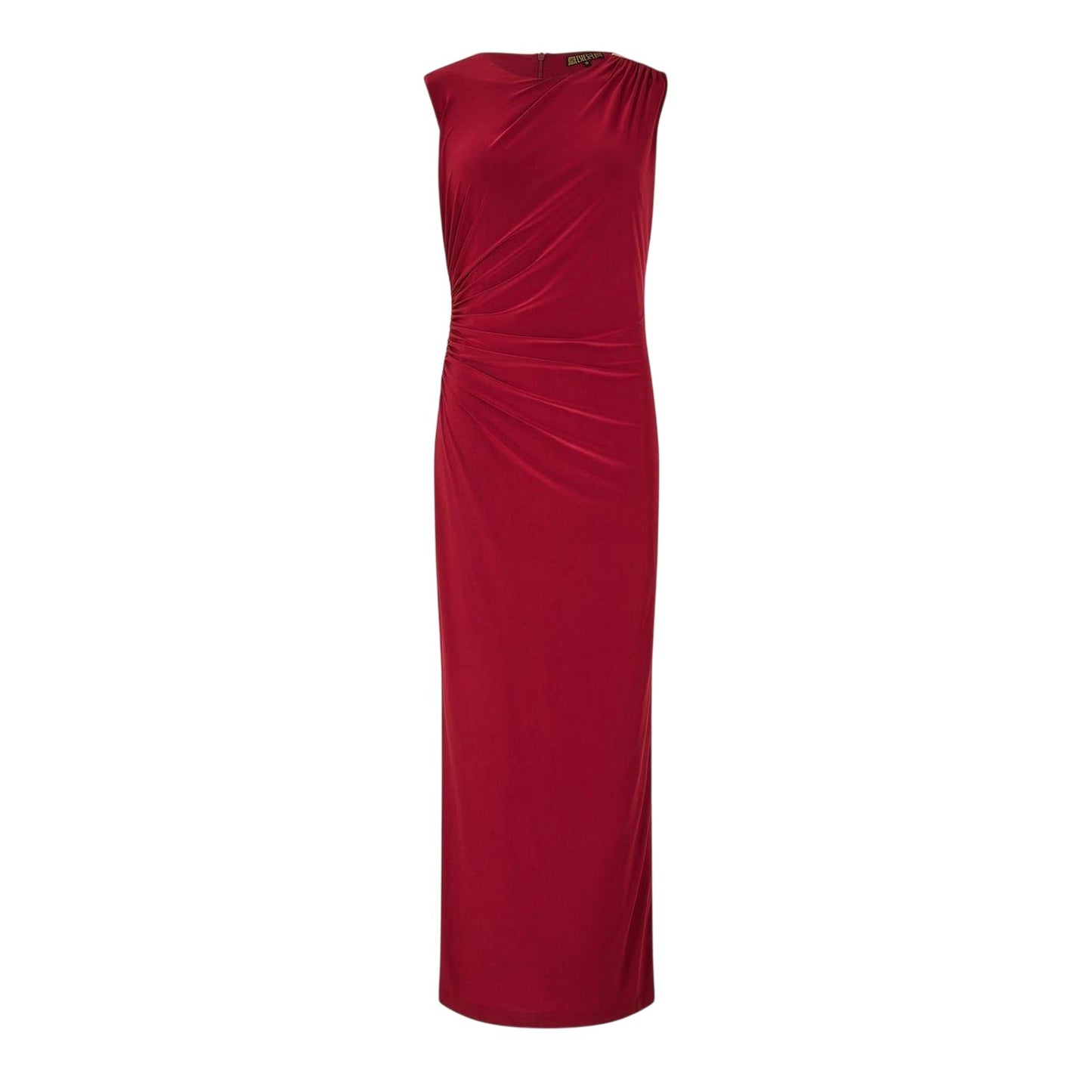 Wine - Front - Biba Womens-Ladies Cinched Waist Maxi Dress