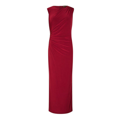 Wine - Front - Biba Womens-Ladies Cinched Waist Maxi Dress