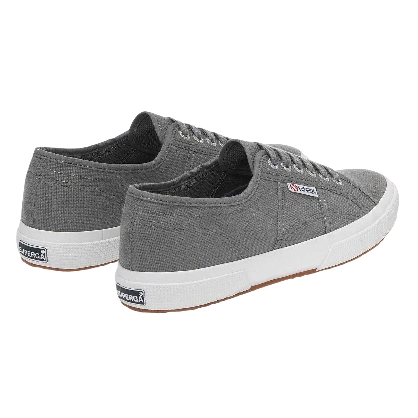 Grey Sage - Back - Superga Womens-Ladies 2750 Cotu Classic Canvas Casual Shoes