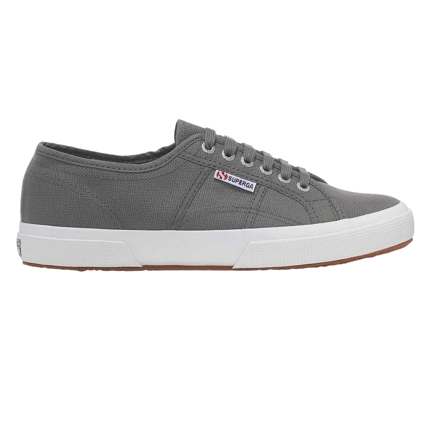 Grey Sage - Front - Superga Womens-Ladies 2750 Cotu Classic Canvas Casual Shoes