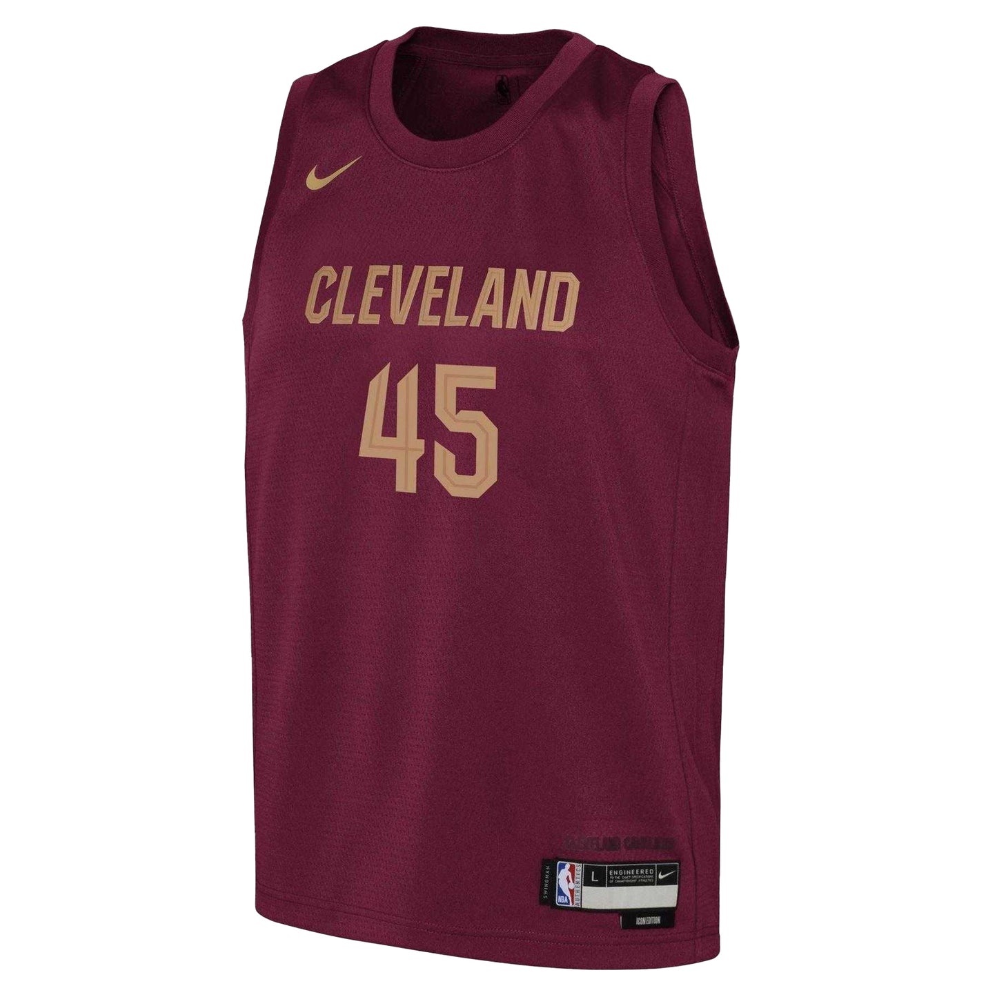 Team Red - Front - Nike Childrens-Kids Mitchell Cleveland Cavaliers Basketball Jersey