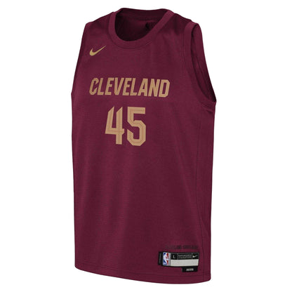 Team Red - Front - Nike Childrens-Kids Mitchell Cleveland Cavaliers Basketball Jersey