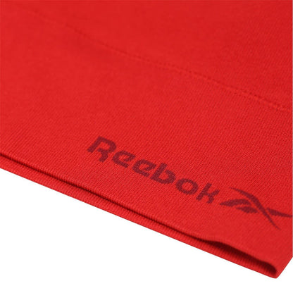 Red - Side - Reebok Womens-Ladies Hatty Seamless Sports Bra