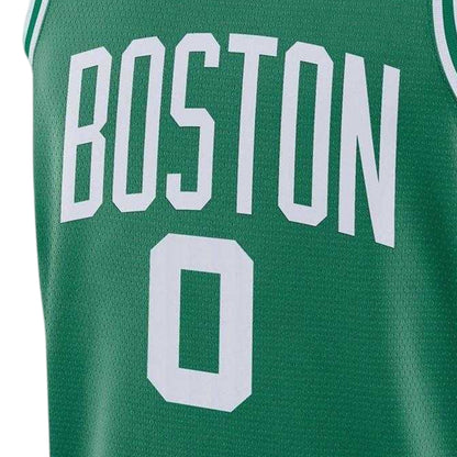 Clover - Side - Nike Childrens-Kids Jayson Boston Celtics Basketball Jersey
