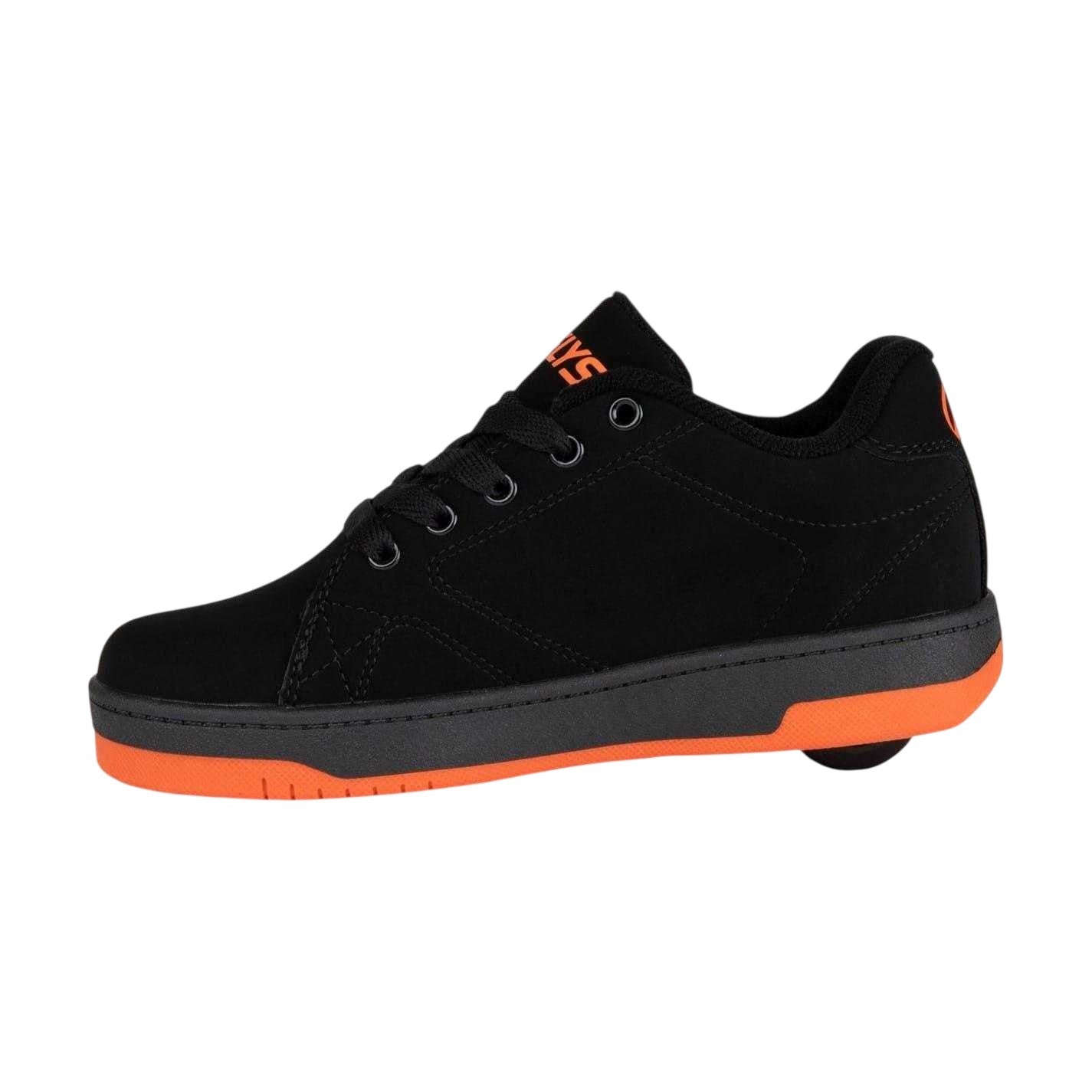 Black-Flame - Lifestyle - Heelys Childrens-Kids Propel Canvas Trainers