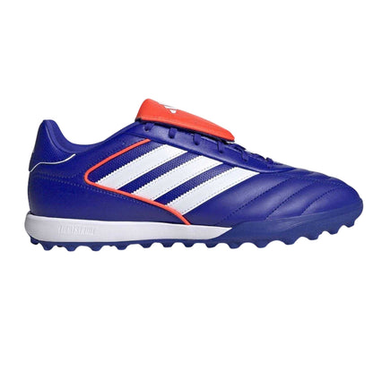 Blue-White-Red - Front - Adidas Mens Copa Gloro 2 Leather Artificial Ground Football Boots