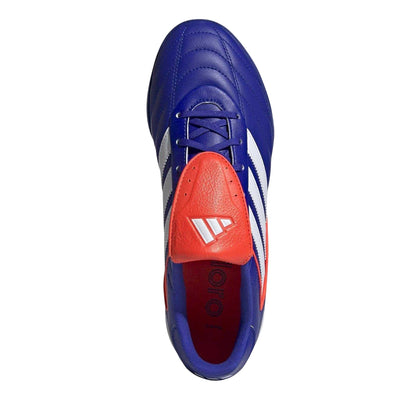 Blue-White-Red - Side - Adidas Mens Copa Gloro 2 Leather Artificial Ground Football Boots